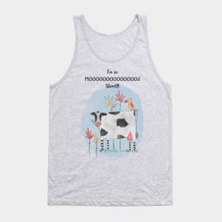 Animal Cow Cartoon Tank Top